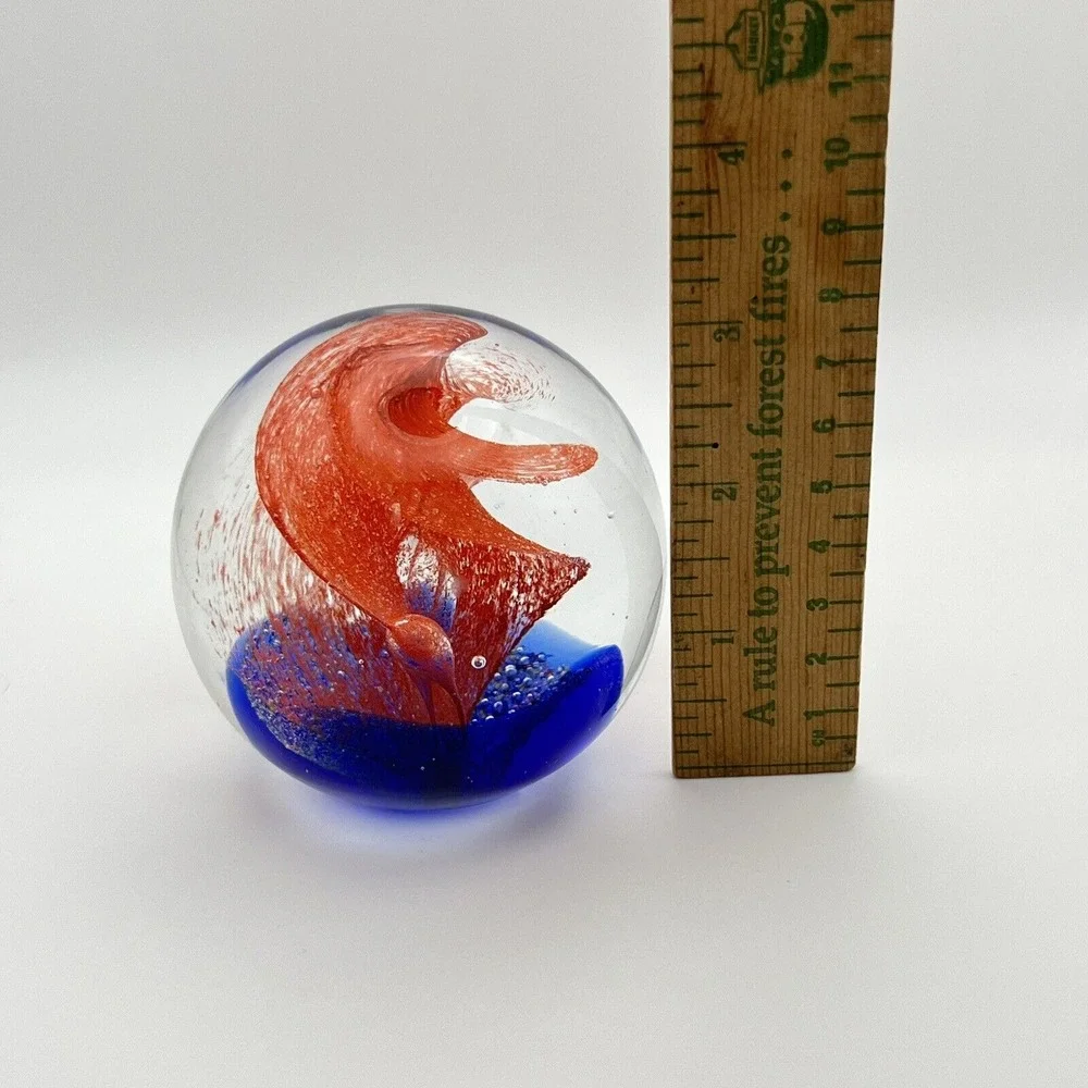 N/A glass paperweight